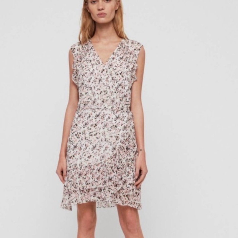 All Saints wrap dress